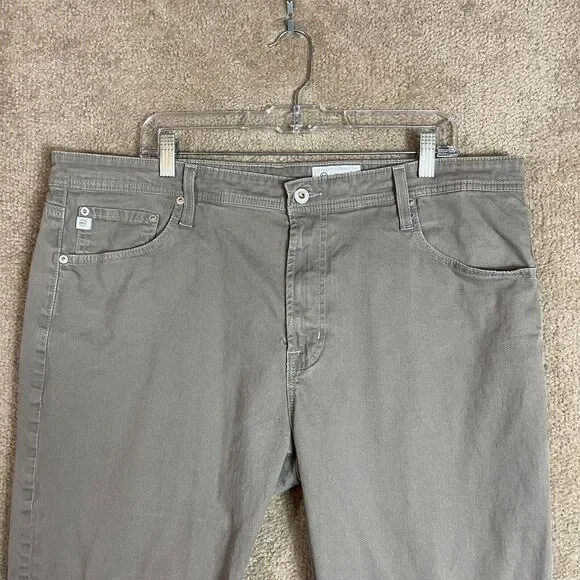 AG Adriano Goldschmied Everett Jeans Mens 40 x 32 Gray Slim Straight Cloud Soft - Picture 2 of 11